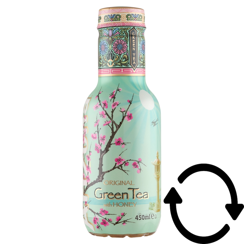 Arizona szénsavmentes üdítőital zöld tea kivonattal, cukorral és édesítőszerekkel 450 ml 