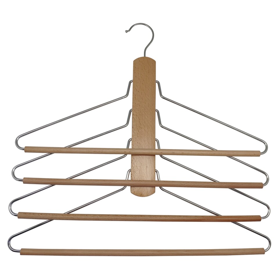 Tesco Wooden Space Saving Hangers 4 Pack