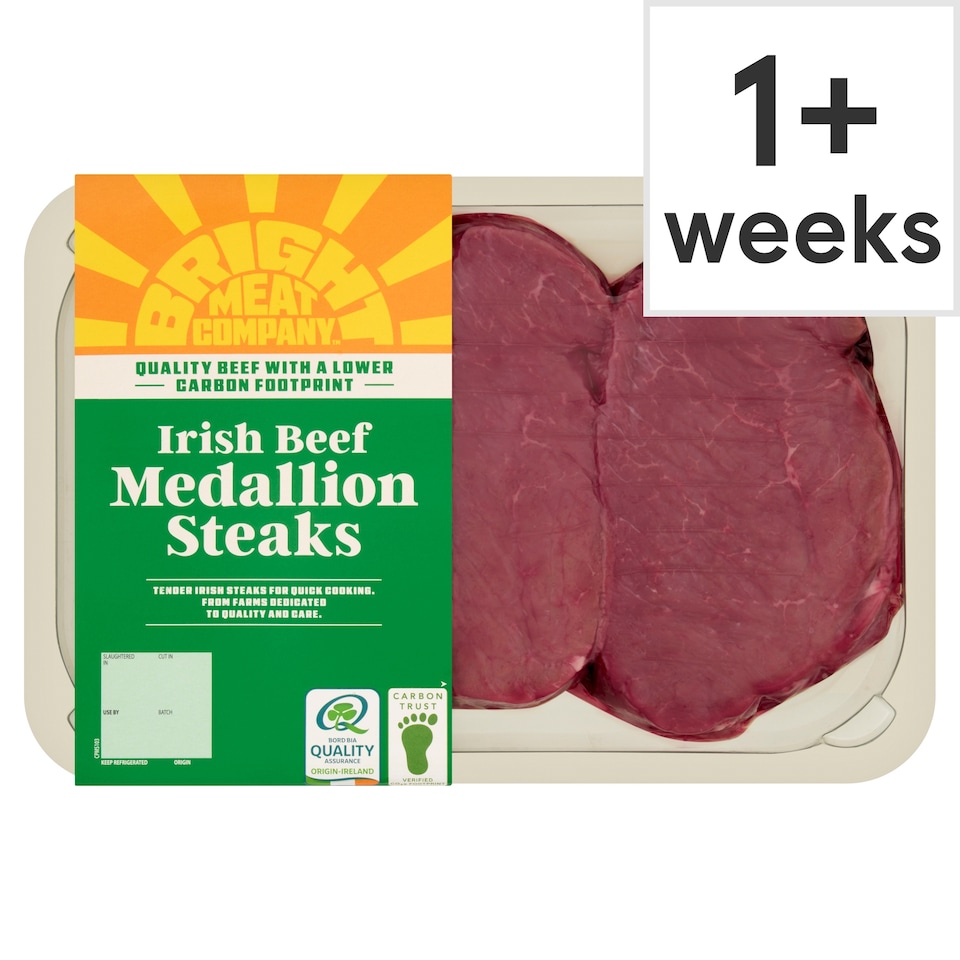 BRIGHT MEAT COMPANY Irish Beef Medallion Steaks 280g