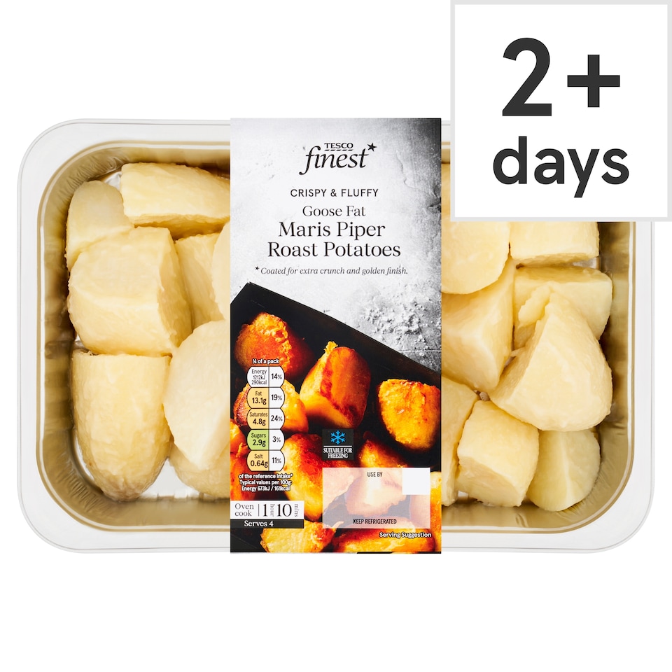 Tesco Finest Maris Piper Roast Potatoes With Goose Fat 800g