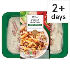 Tesco Chicken & Bacon Pasta Bake 400G