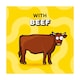 image 4 of Dreamies Cat Treat Biscuits with Beef 60g
