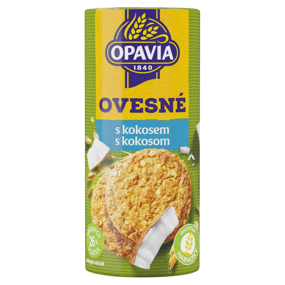 Opavia sušienky Zlaté Ovsené s kokosom 188 g