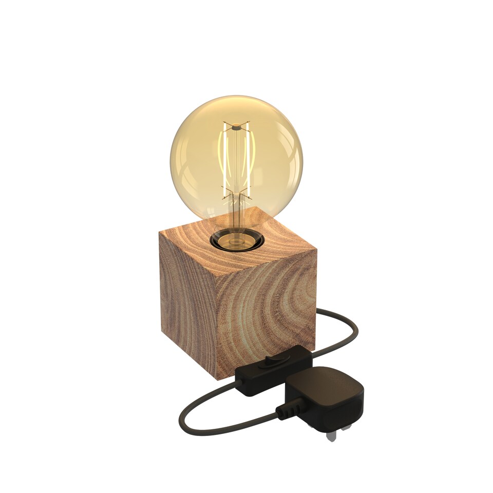 image 1 of Calex Luminaires Wood Lamp Holder
