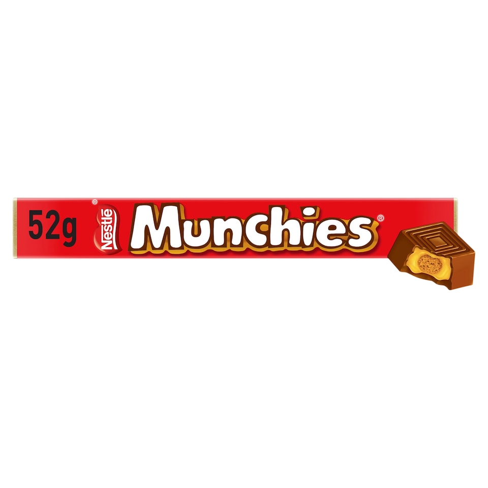 Munchies Milk Chocolate & Caramel Tube 52g