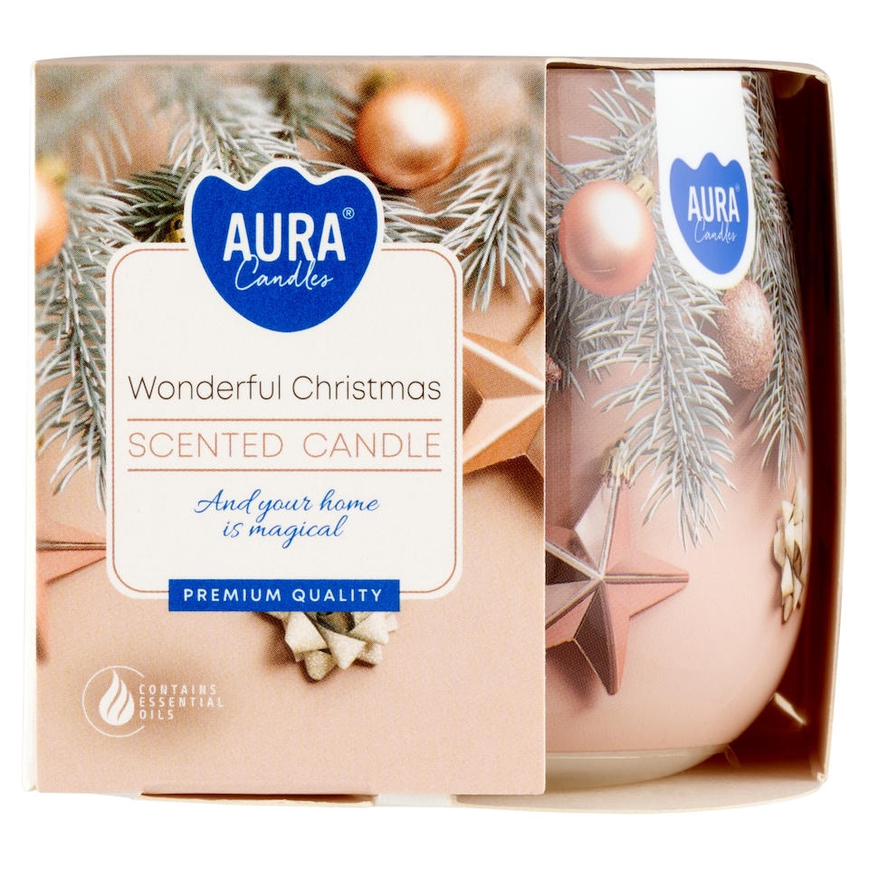 Aura Candles Wonderful Christmas Scented Candle 100 g