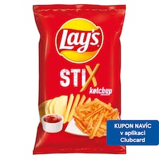 Lay's Stix Smažené bramborové lupínky s příchutí kečupu 130g