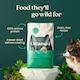 image 2 of Untamed Coated Kibble Salmon and Trout Cat Food 800g