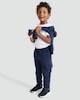 image 2 of F&F Boys Cotton Rich Cuffed Cargo Joggers in Blue