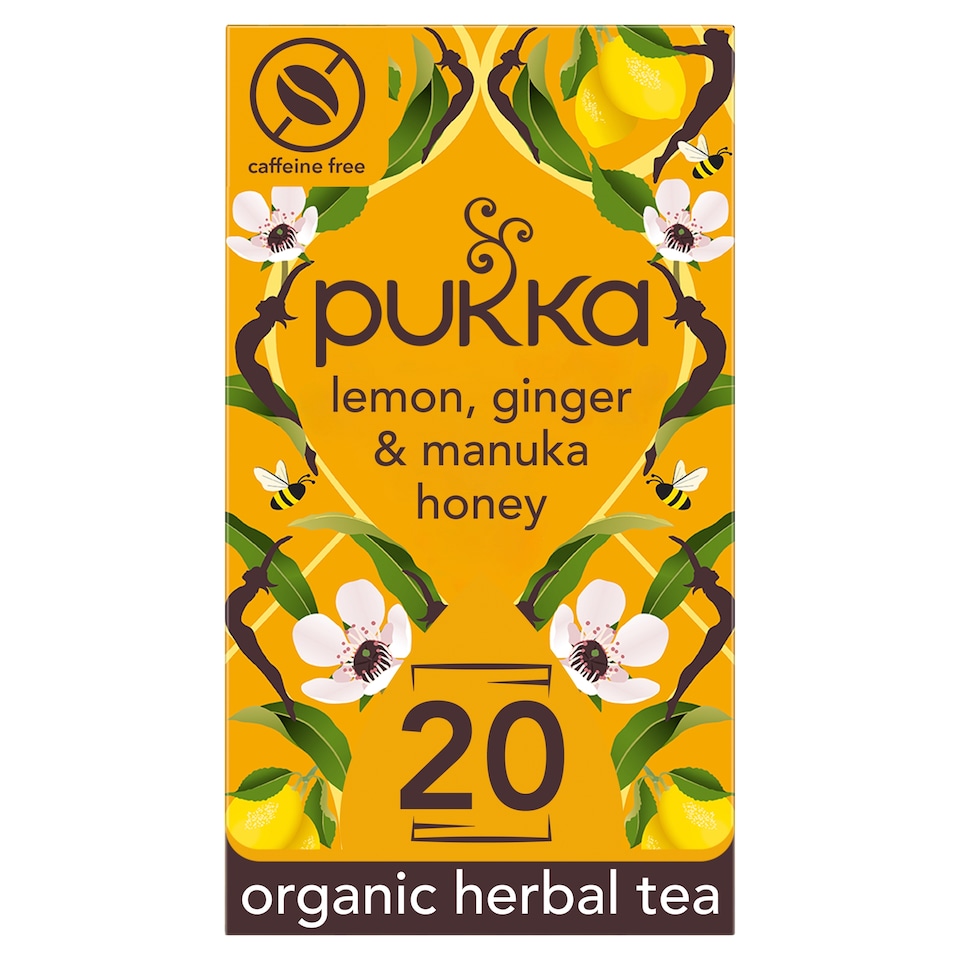 image 1 of Pukka Organic LEM & GINGR HON 20 T/Bgs 40g