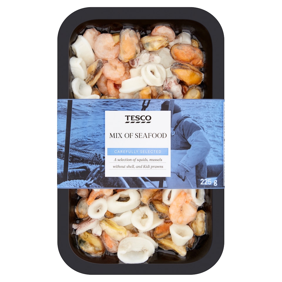 Tesco Mix of Seafood 225g