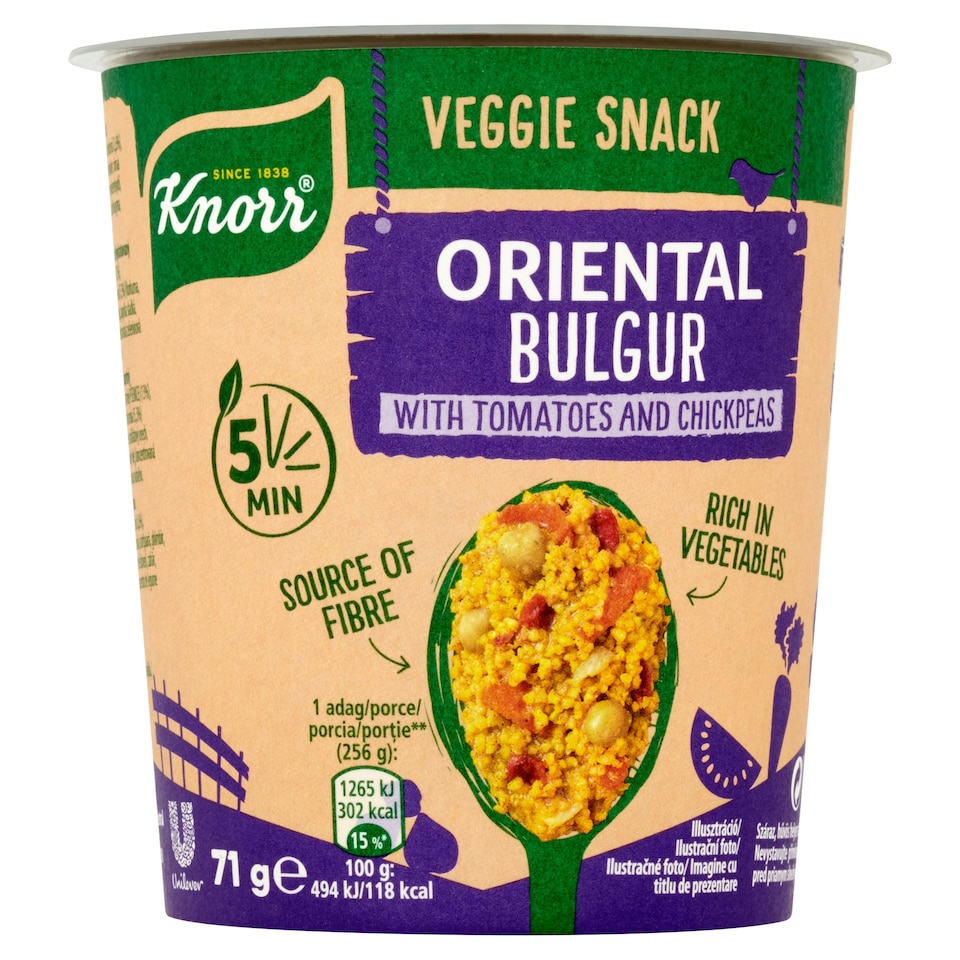 Knorr Oriental Bulgur with Tomatoes and Chickpeas 71 g