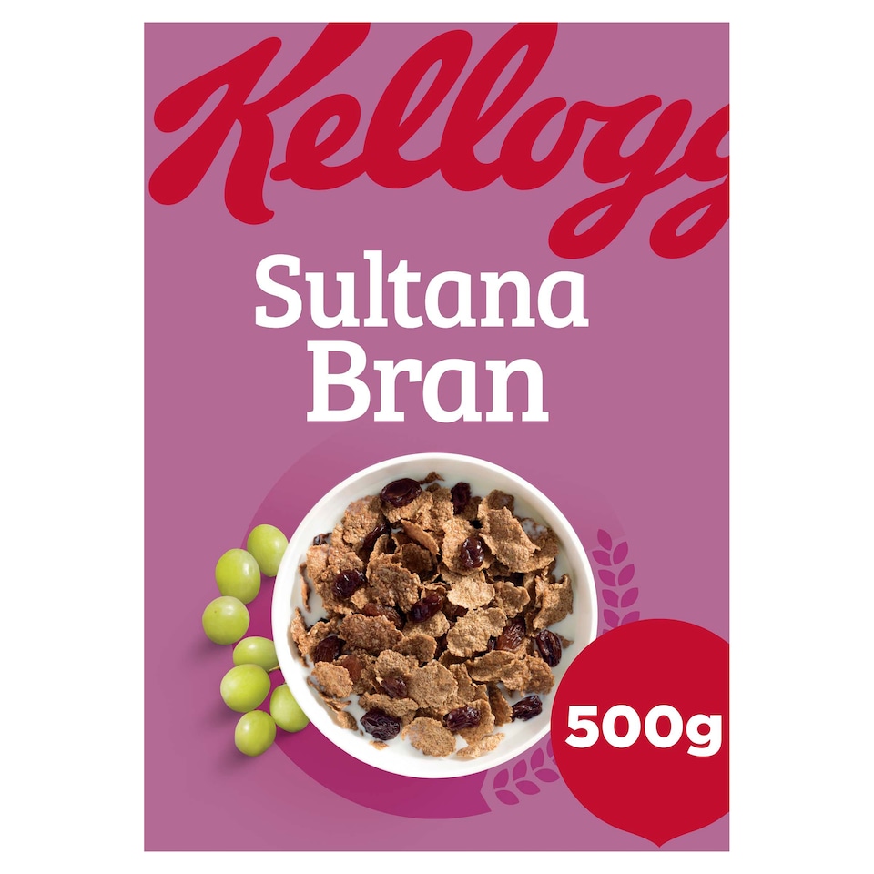 Kelloggs Sultana Bran Cereal 500G