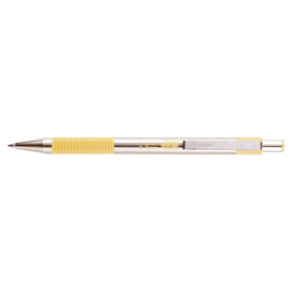 Zebra F-301 0,7 mm pasztellsárga golyóstoll