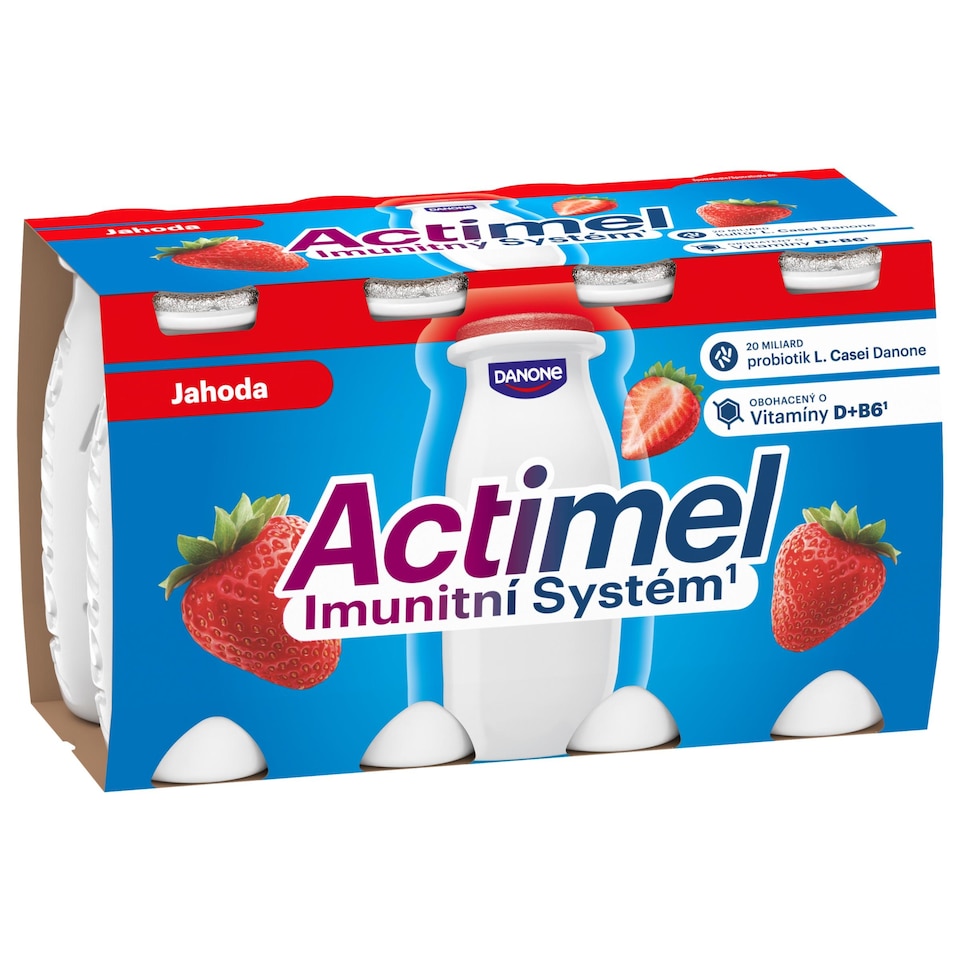 image 1 of ACTIMEL Strawberry 8x100g