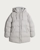 image 4 of F&F Hooded Shower Resistant Puffer Coat in Cream