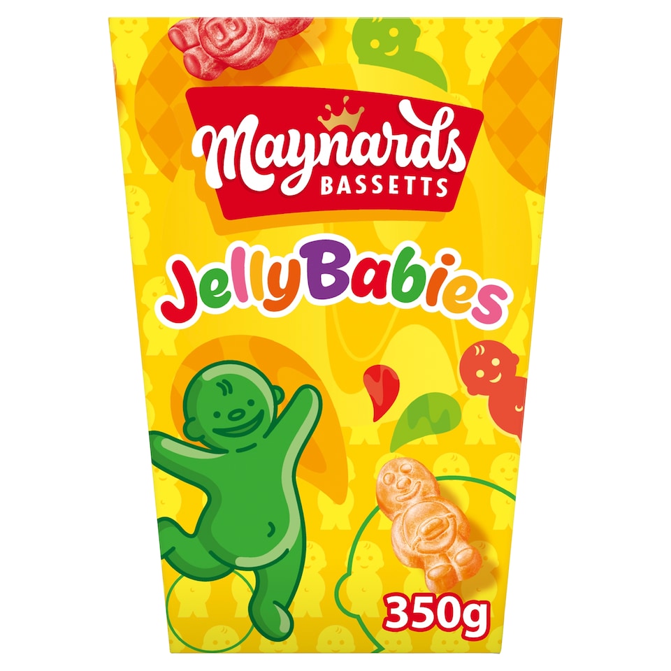 Maynards Bassetts Jelly Babies Sweets Carton 350G