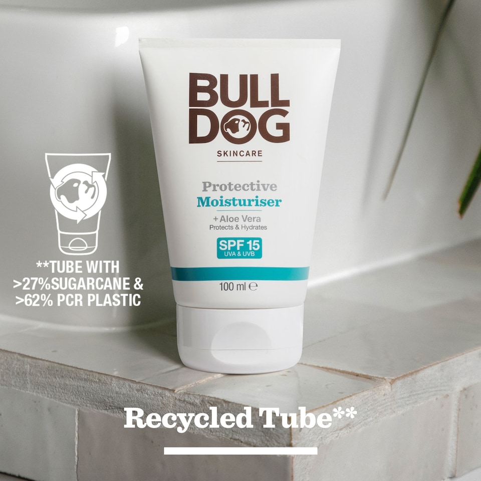 image 1 of Bulldog Skincare Protective SPF15 Men's Face Moisturiser 100ml