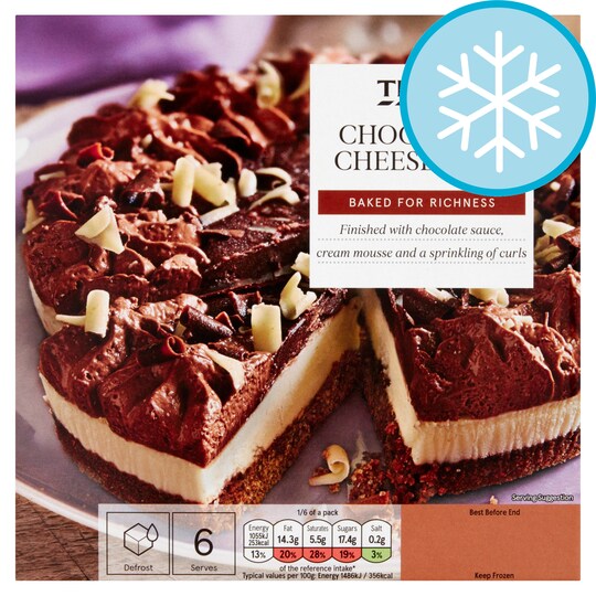 Tesco Chocolate Cheesecake 425G Tesco Groceries