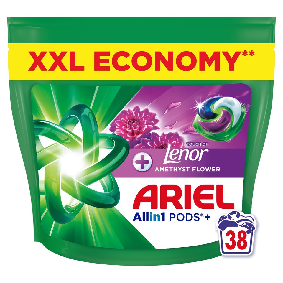 Obrázek 1 pro produkt Ariel Allin1 PODS +, Kapsle Na Praní S Tekutým Prostředkem, 38 Praní