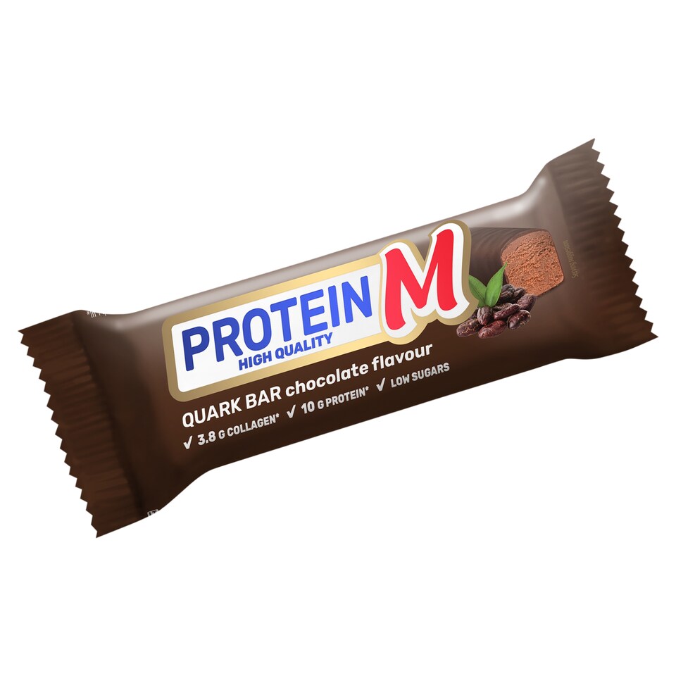 Protein M High Quality csokoládé ízű, mártott szelet túróval és kollagénnel 40 g