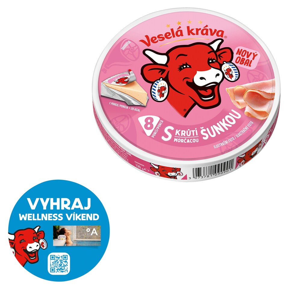 Veselá Kráva with Turkey Ham 120g
