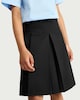 image 2 of F&F School Girls 2-Pack Pleated Kilt Skirts in Black