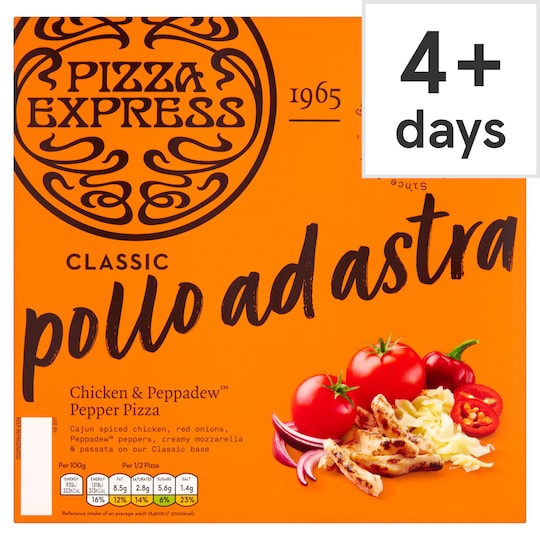 Pizza Express Classic Pollo Ad Astra Pizza 290G