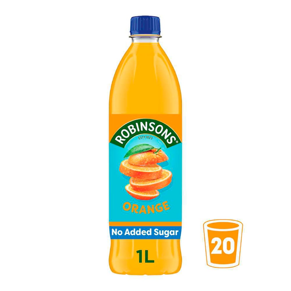 Robinsons Orange No Added Sugar Squash 1L