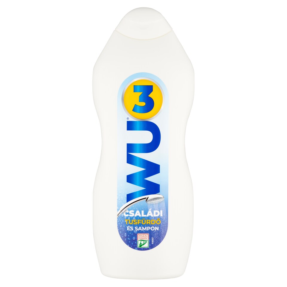 WU3 családi tusfürdő és sampon 850 ml