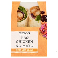 Tesco BBQ Chicken No Mayo Wrap