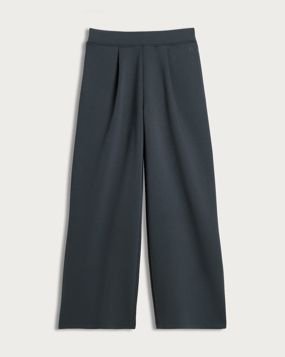 image 1 of F&F Active AFTERCLASS Wide Leg Co-ord Joggers in Green