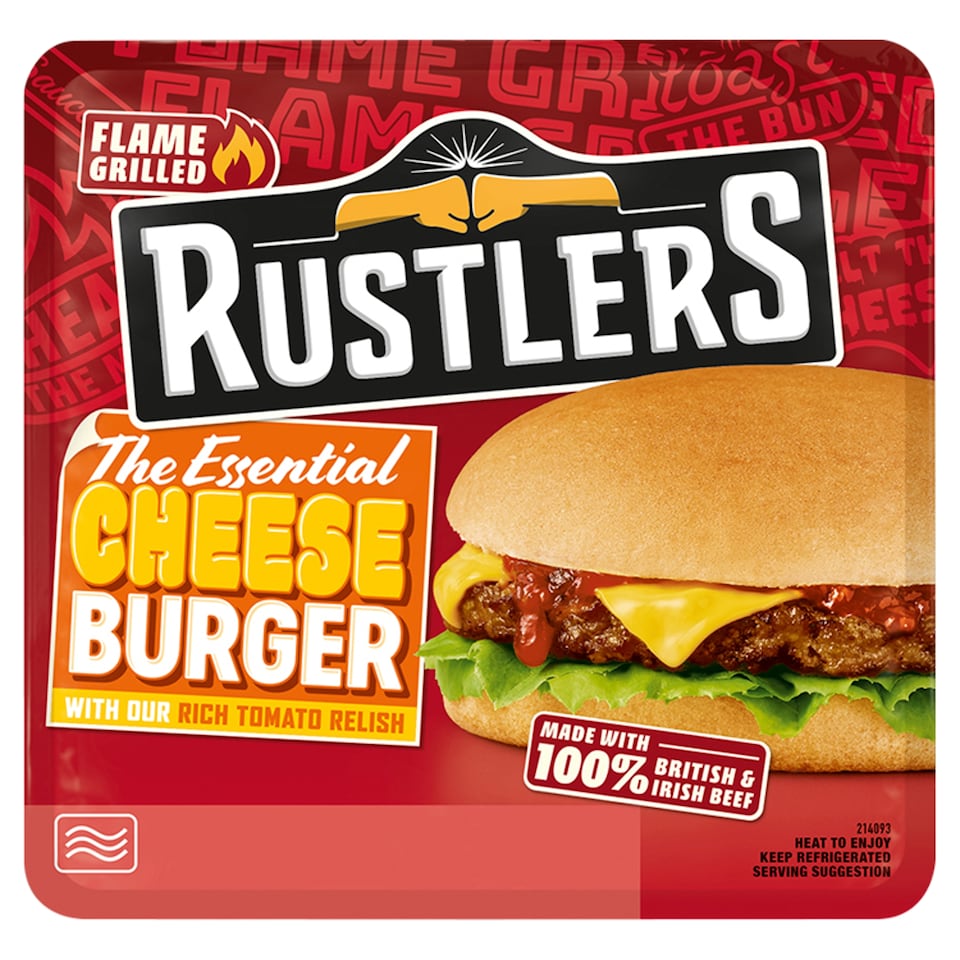 Rustlers The Essential Cheese Burger 172g