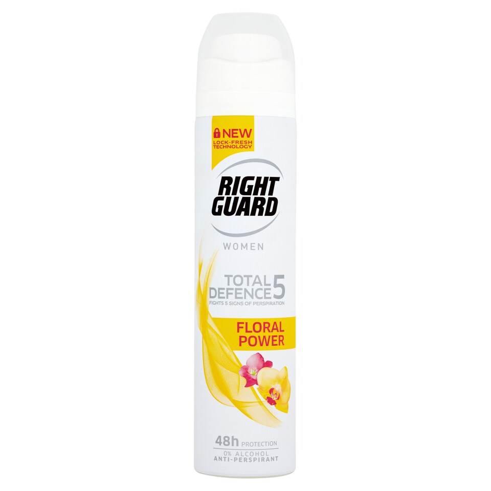 Right Guard Women Floral Power Antiperspirant Deodorant 250Ml
