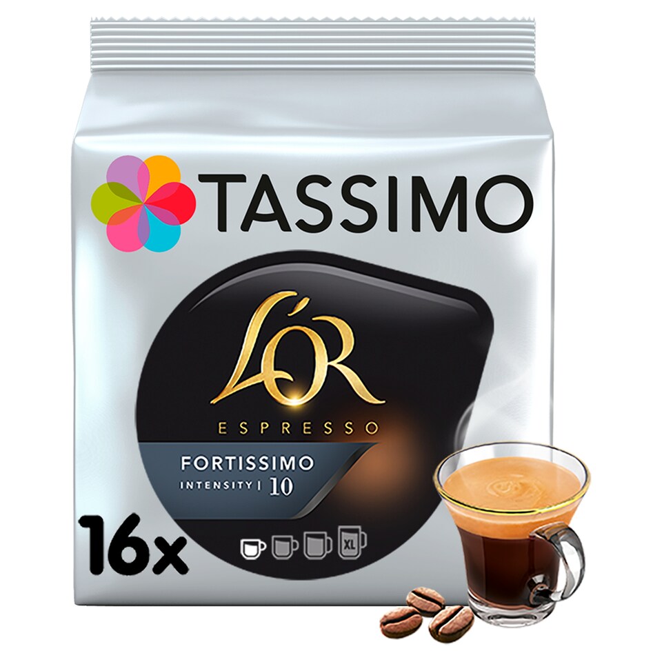 TASSIMO L'OR ESPRESSO FORTISIMMO 16 PACK 124.8G