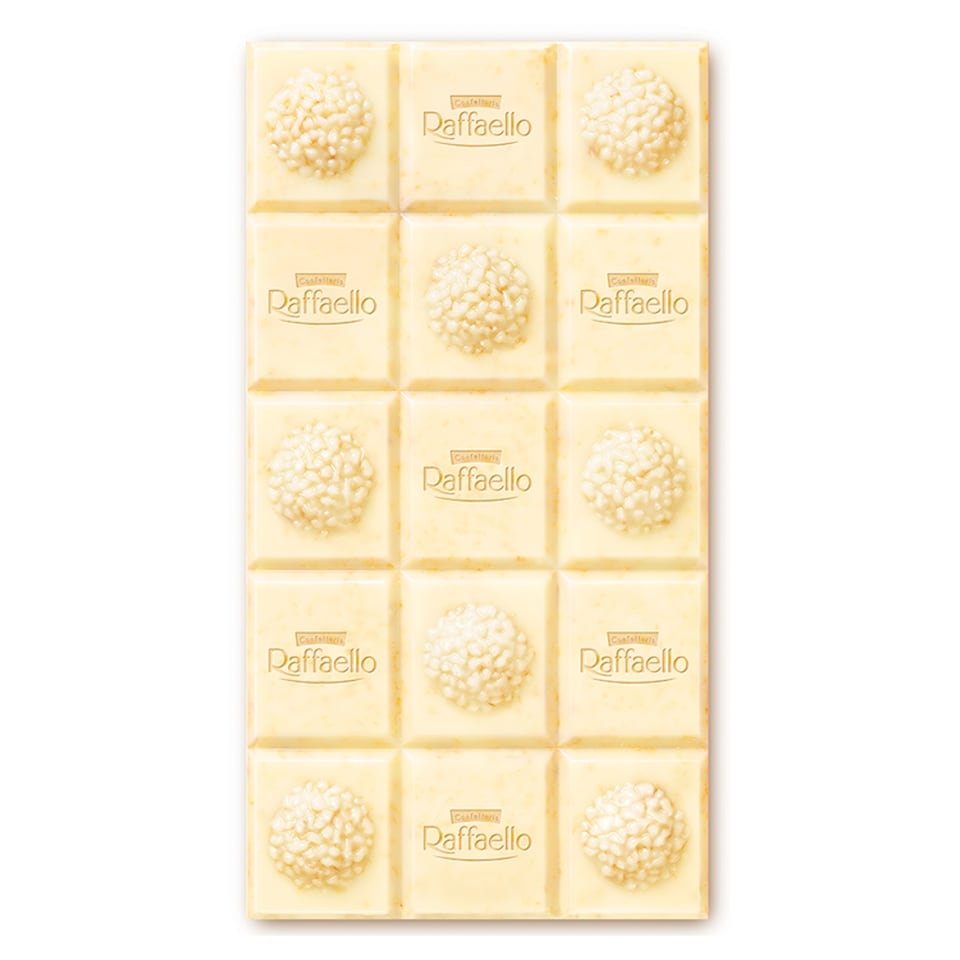 image 1 of Ferrero Raffaello White Chocolate Bar 90g