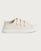 image 1 of F&F Girls Triple Strap Trainers in Cream