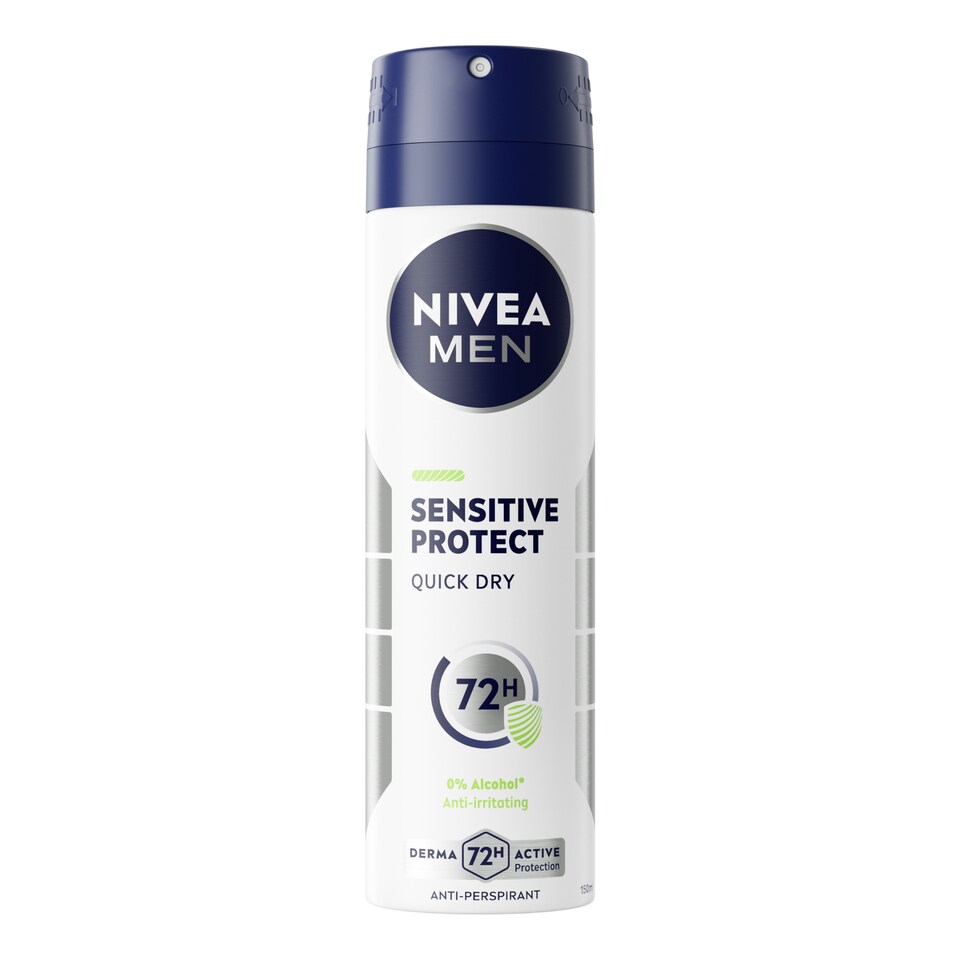 image 1 of Nivea Men Sensitive Protect Antiperspirant Deodorant 150Ml