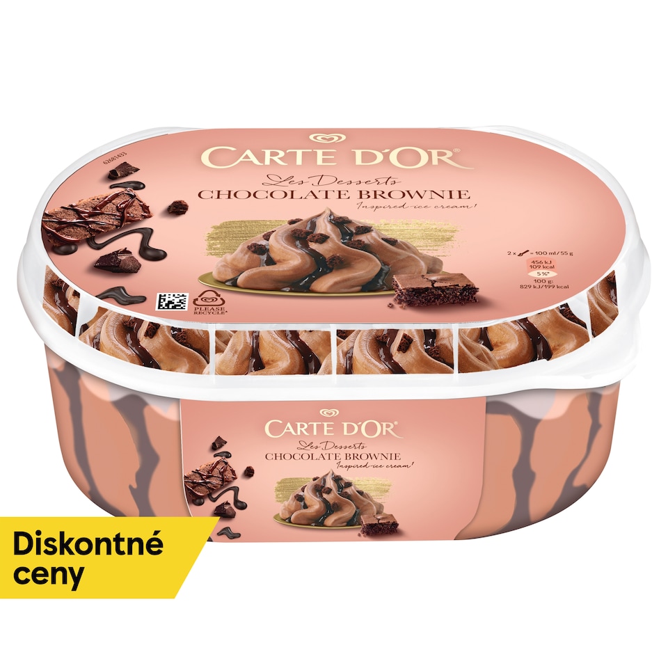 Carte D'Or Chocolate Brownie 825 ml