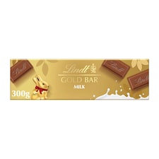 Lindt Easter Gold Bunny Milk Chocolate Bar 300g