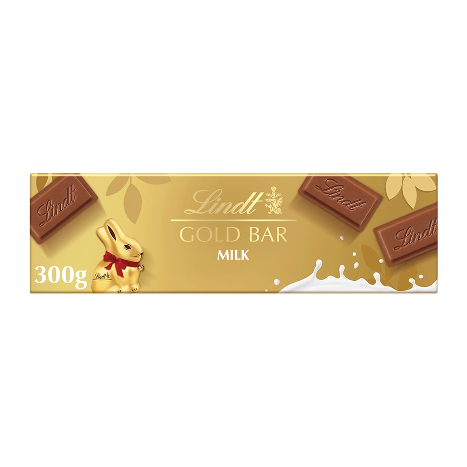 image 1 of Lindt Easter Gold Bunny Milk Chocolate Bar 300g