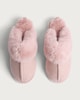 image 2 of F&F Faux Fur Lined Mule Slippers in Pink