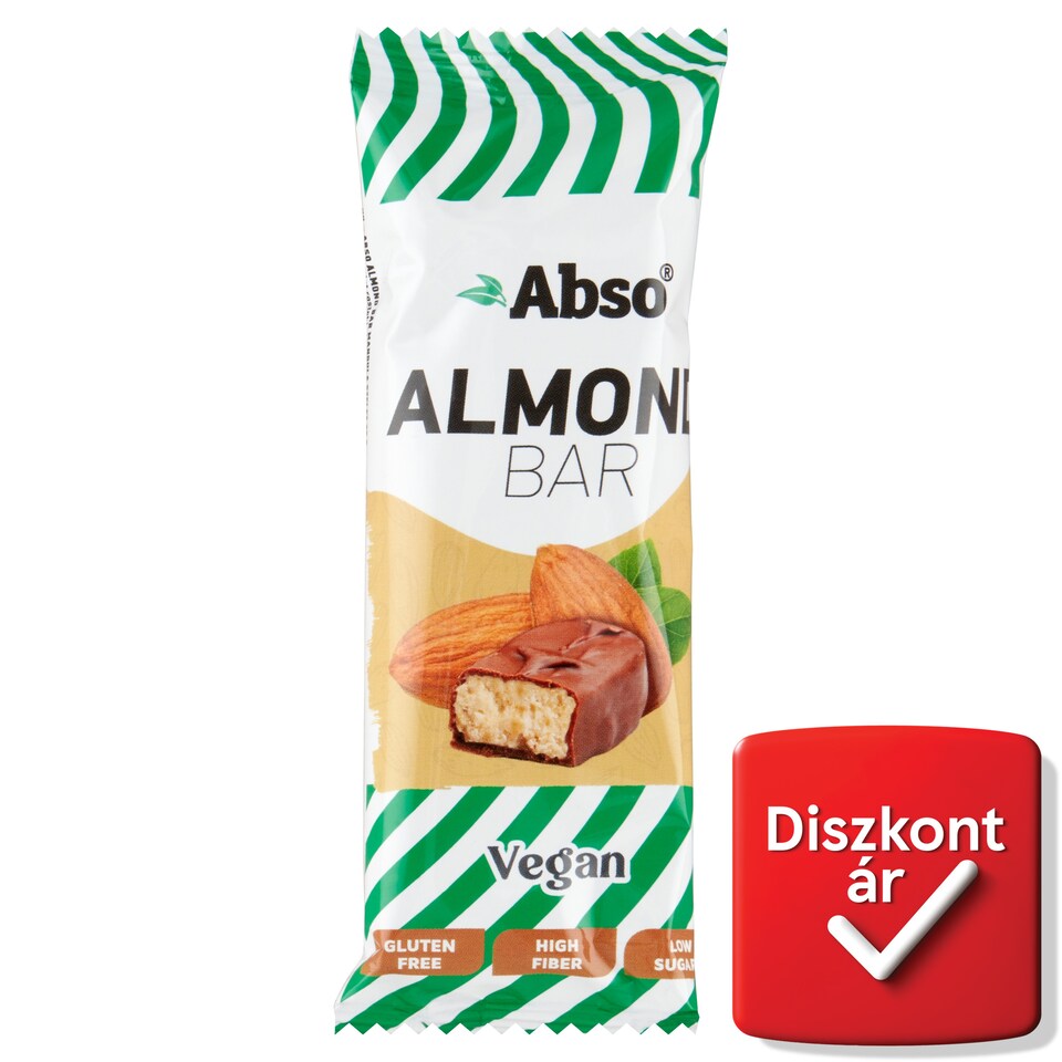  Abso Almond Bar mandula szelet 35 g  1. kép