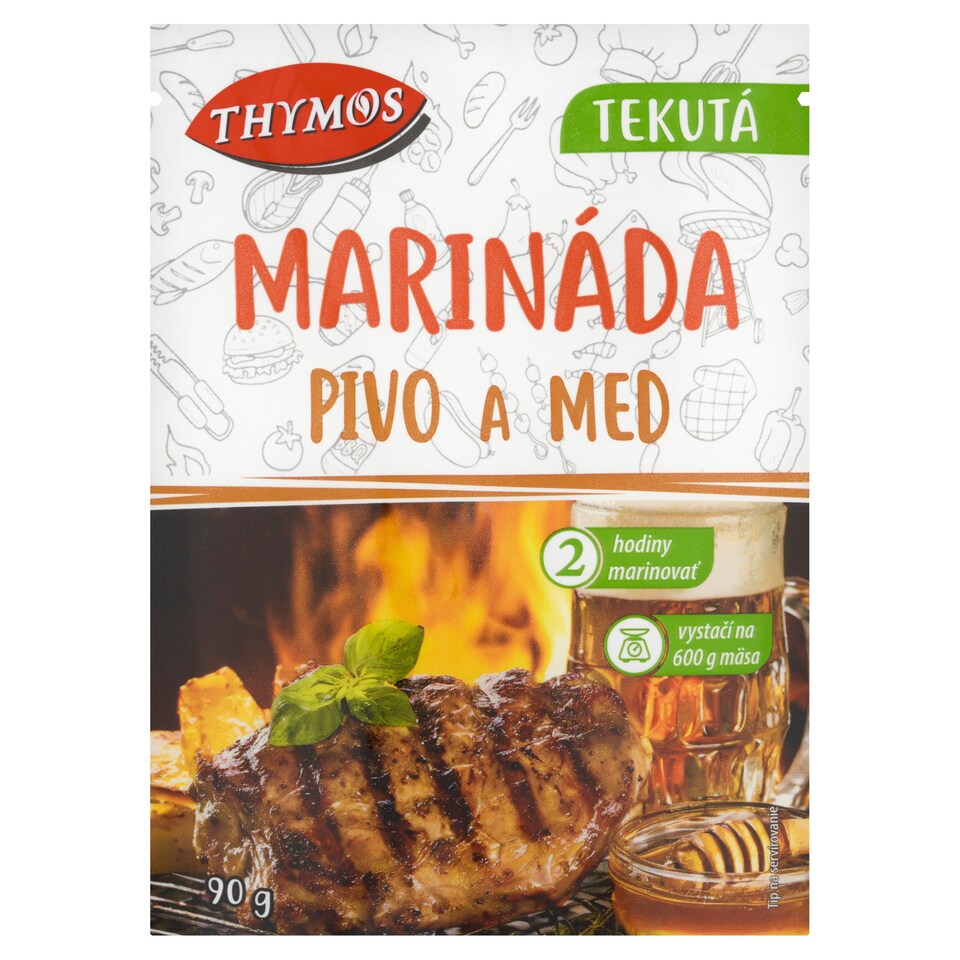 obrázok 1 z Thymos Tekutá marináda pivo a med 90 g