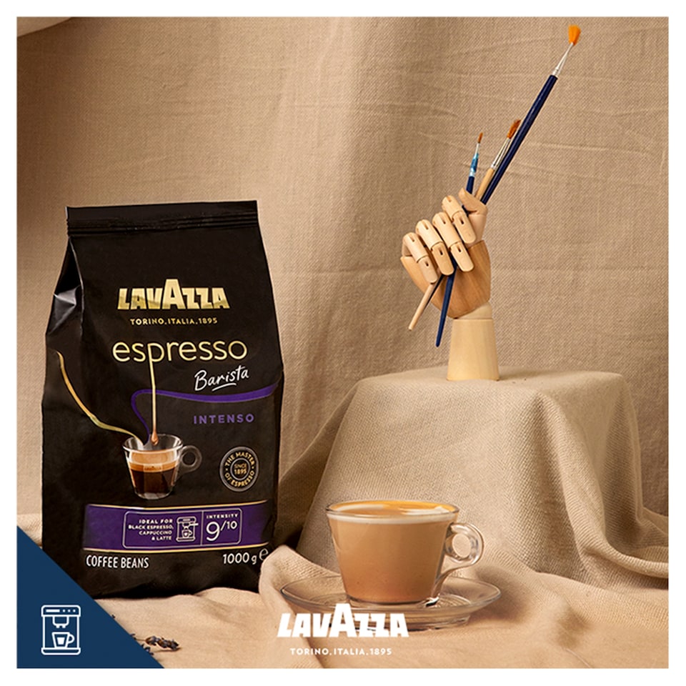 image 1 of Lavazza Espresso Barista Coffee Beans - Intenso 1000g