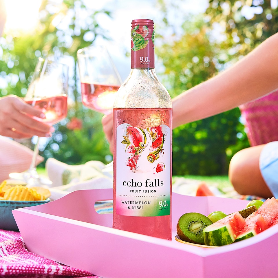 image 1 of Echo Falls Fruit Fusion - Watermelon & Kiwi 750ml