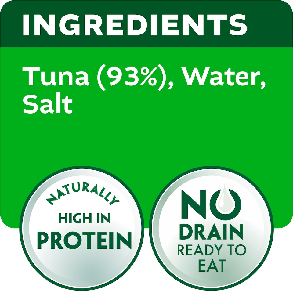 image 1 of John West No Drain Fridge Pot Tuna Steak with a Little Brine 110g