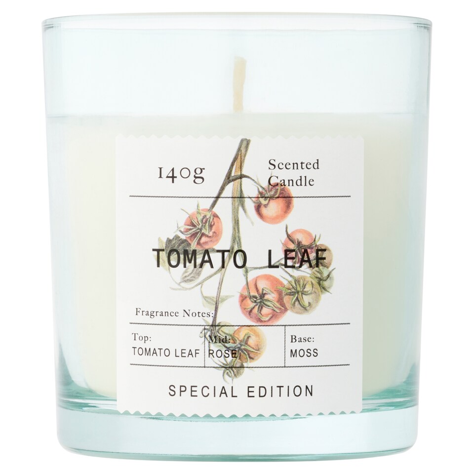 image 1 of Tesco Apothecary Tomato Leaf Candle 140G