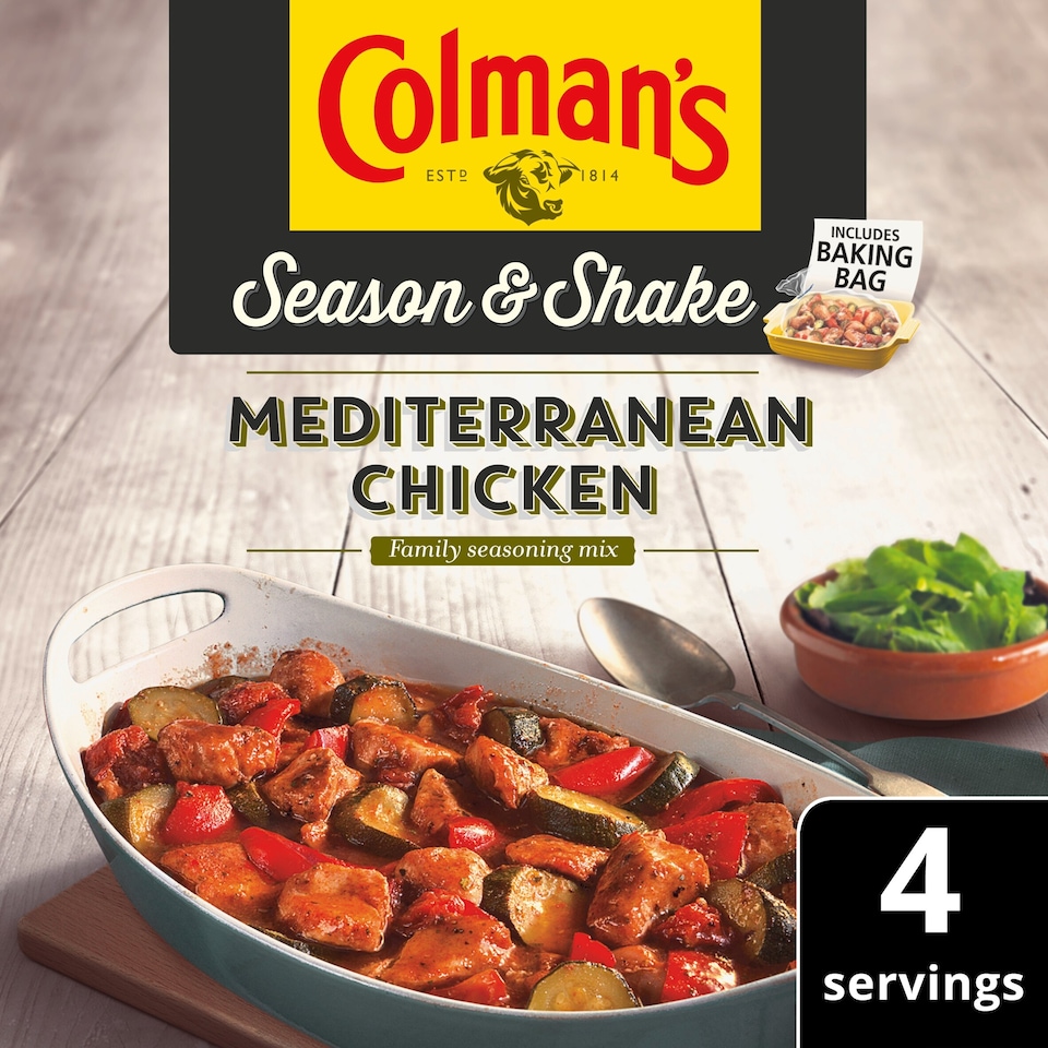 image 1 of Colman's Season & Shake Mediterranean Chicken Seasoning Mix 33G