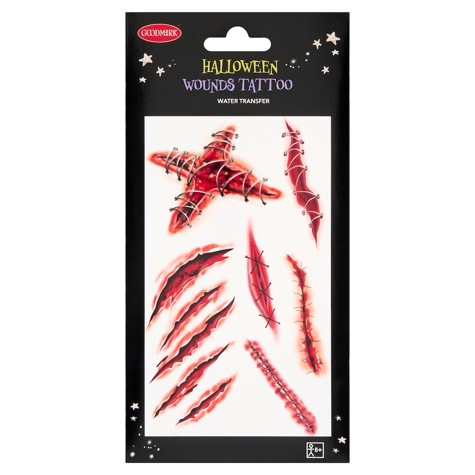 Goodmark Halloween műseb tetoválás